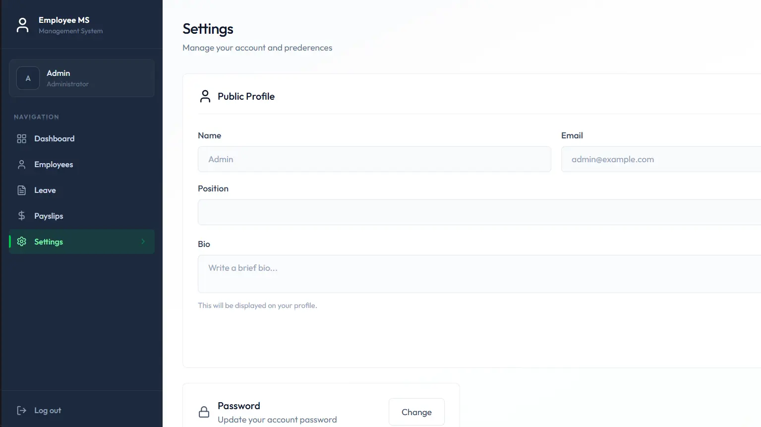 Employee Management System
